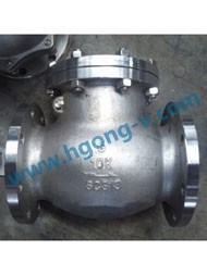 JIS stainless steel industrail swing check valve